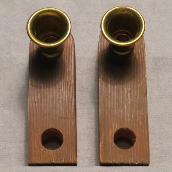 Antique sconces/candler holders from weaving looms - Picture 1 of 7